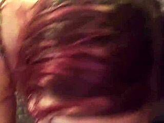 black bull's big cock ravishes bunny's huge tits in homemade blowjob