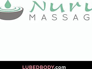 naughty river lynn slurps axel haze in nuru pizza play