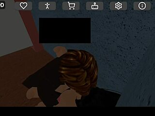 Whoa lily blake takes that big black COCK deep in bathroom fuck on roblox with bacon hair wild action!