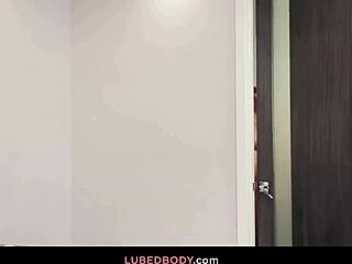 naughty river lynn slurps axel haze in nuru pizza play