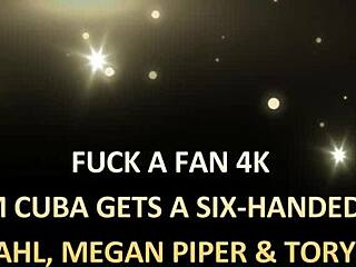 Lucky fan fucks horny tattooed blonde tory lane and megan doggystyle cowgirl deepthroat
