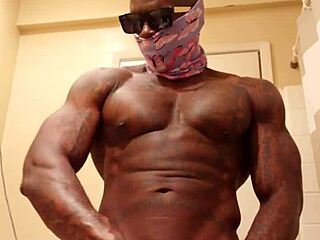 Whore Bodybuilder Worships Huge BBC in Maledom Humiliation Dirty Talk Masturbation Solo
