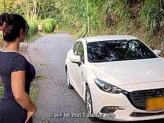 wanna fuck this stranger raw outdoors no condom creampie?