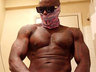 Whore Bodybuilder Worships Huge BBC in Maledom Humiliation Dirty Talk Masturbation Solo
