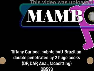 tiffany carioca's bubble butt stretched dp by two monster bbc