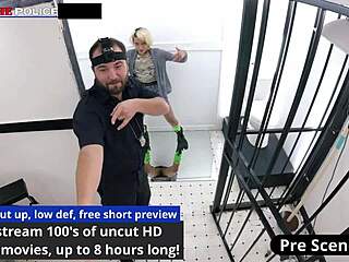 Just a Tiny Baggie Turns into Blonde Cop Deepthroat