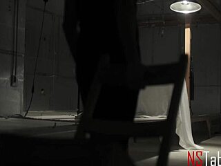 PUNISHING HORNY BLONDE SEX SLAVE MISHA MYNX WITH TOMMY PISTOL BDSM DEEPTHROAT