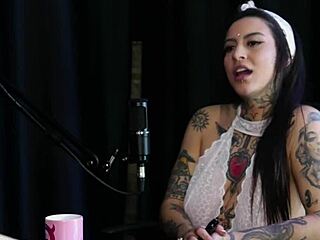 lexi mallet in sheer red lingerie loves sloppy blowjobs and reverse gangbang with bdsm swingers