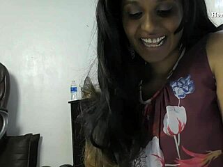 Indian stepmom gives stepson hot jerk off joi with hindi audio and big tits