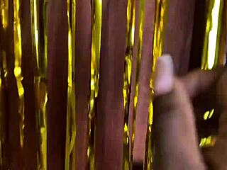 friend's girlfriend opens shower door to my hard cock and gets covered in cum