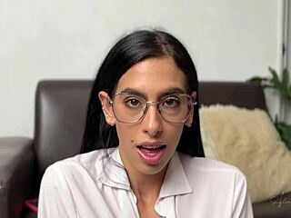 Alicia trecce bends over in miniskirt as slutty secretary for anal dildo job win
