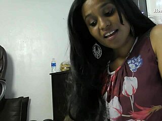 Indian stepmom gives stepson hot jerk off joi with hindi audio and big tits
