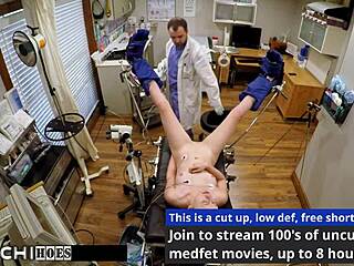 Doctor hits patient Lainey with hitachi orgasms in Tampa