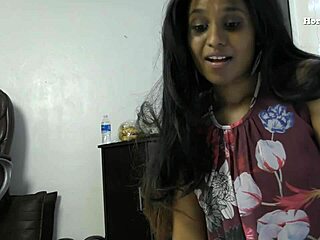 Indian stepmom gives stepson hot jerk off joi with hindi audio and big tits