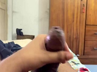 Stepmom Jerks Off Young Studs Monster Cock Before School Creampie Finish