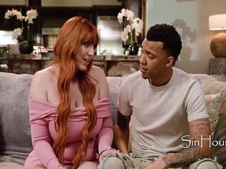 Busty Ginger MILF Mommy Rides My Cock While Daddy Watches!