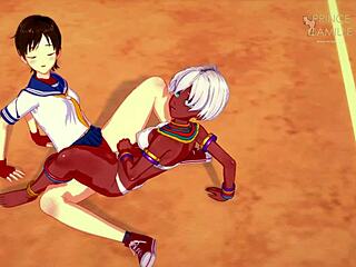 sakura battles elena in sweaty lesbian tribbing frenzy