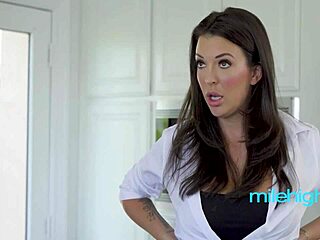 Babysitter unleashes horny full-service seduction on client