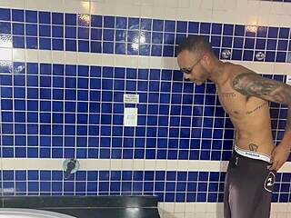 dream job fixing latina boss bathtub then pounding her wet pussy till orgasm