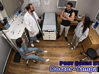 oh man, i mean, mia and xander in dr tampa's gyno exam, her muscular latina body in latex leggings gets close-up poked... so hot??