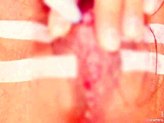 Bound babe endures intense clitoral suction toy for squirting orgasm bliss!!