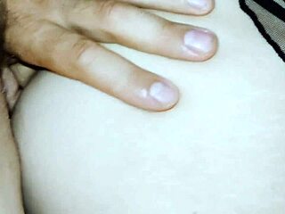 Wife and I dip into swinging with close-up anal action