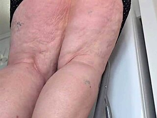 whoa big juicy fat ass milf maid in minidress no panties flashes pussy upskirt while cleaning 🍑💦