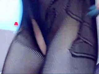 dark angel's perfect big tits ass body dances nude then fucks dildo on webcam