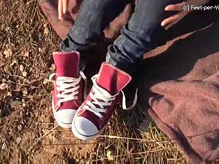 Turkish German Girl's Stinky Barefoot Fetish
