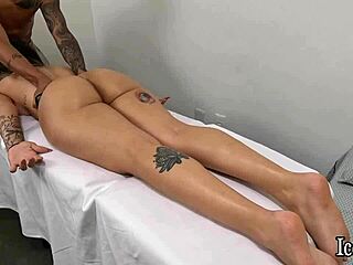 i went for relaxing massage but found out masseuse is hung brazilian blonde