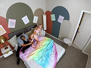 Stepdad's Cock Tempts Stepdaughter Into Playful Tease