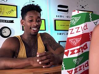 petite casey a rides bbc roommate spooning cowgirl in horny hostel dorm 😩🍫