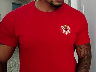 brazil's hottest bbw preza milks closet nipples as socorrista lubes her fat ass puffy hole