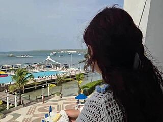 stranger alejandra palacios fucked doggystyle on beach till orgasm