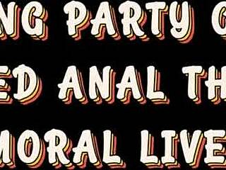 Gaping Party Girls Take Uncensored Anal in Wild Threesome!