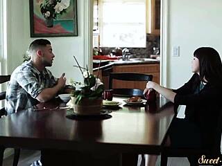 Elegant Stepdaughter Tempts Stepdad's Desires