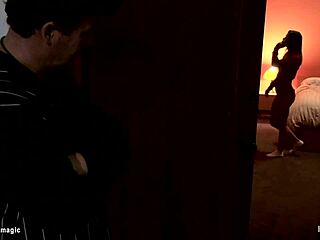 wrestler roughly anal fucks bound milf slave