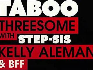 Stepsister Kelly Aleman and BFF Naomii Sky Beg for Cock in Interactive Hardcore 3some Doggy Riding German Blonde Brunette Frenzy!