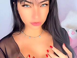 HOT LATINA EMANUELLY RAQUEL TEASES BIG ASS WITH FOX TAIL BUTTPLUG