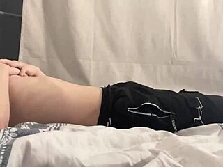 Blonde College Girl Delivers Deepthroat Blowjob to Roommate in Dorm POV