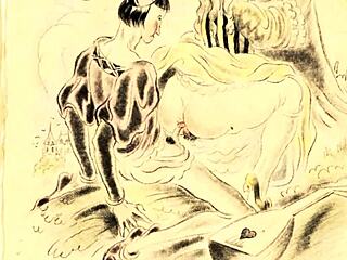check out these vintage erotic drawings full of retro antique heat.