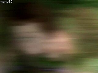 Forest blowjob turns sloppy with deepthroat and massive facial cumshot finale