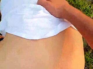 park quickie turns risky as couple nearly gets busted mid-thrust