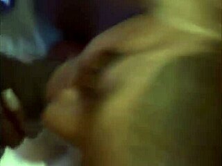 Ebony BBW Sucks Big Black Cock Deep While on Phone Call