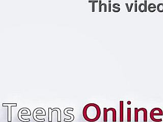 Voyeur spies posh British teen pussy eaten by mature mommy