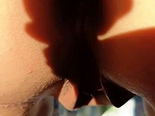Mature blonde wife's huge pussy and asshole gape up close