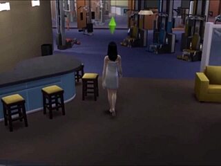 i can't stop staring at raven's tattooed big tits bouncing during her gym workout