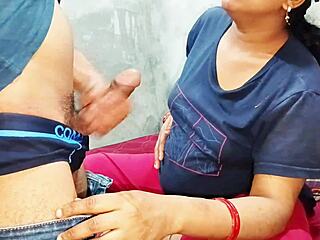 village bhabhi teases with sloppy deepthroat on huge black dick begging for mouthful cum.