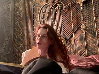 i bare my petite redhead in erotic nude cosplay backstage