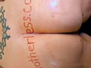 candid sandra's fat ass worshipped while hairy pussy lips get sucked